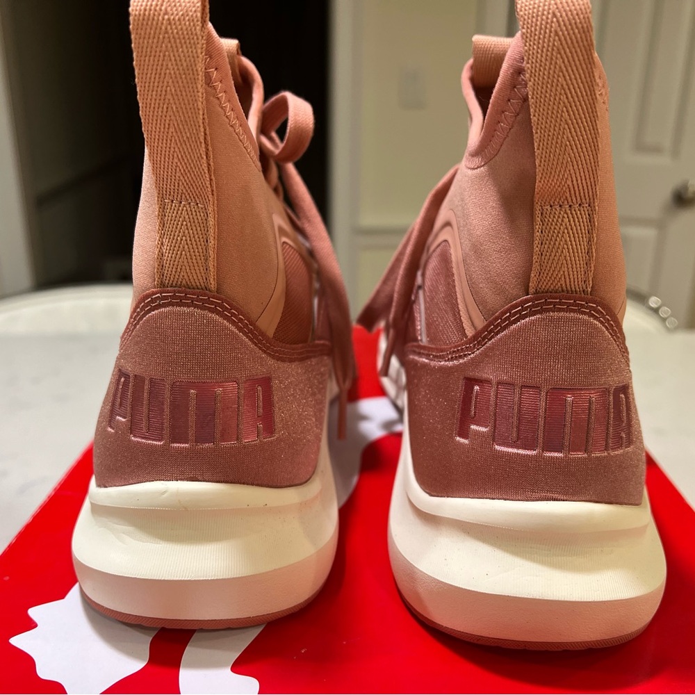 Puma Phenom Wn’s Cameo Brown-Whisper White Women’s High Top Sneakers Size US 10 - Picture 3 of 8